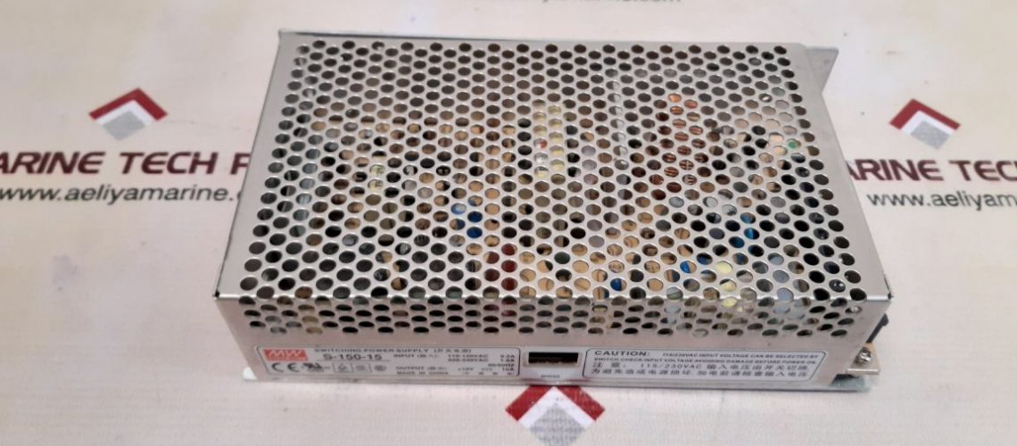 MEAN WELL S-150-15 SWITCHING POWER SUPPLY E819515888