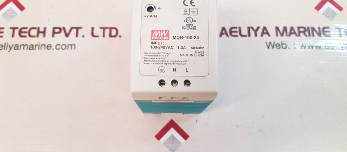 MEAN WELL MDR-100-24 DIN RAIL POWER SUPPLY