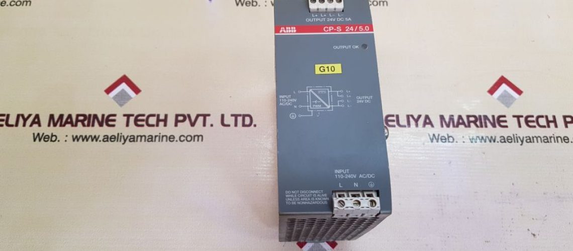 ABB CP-S 24/5.0 SWITCH MODE POWER SUPPLY