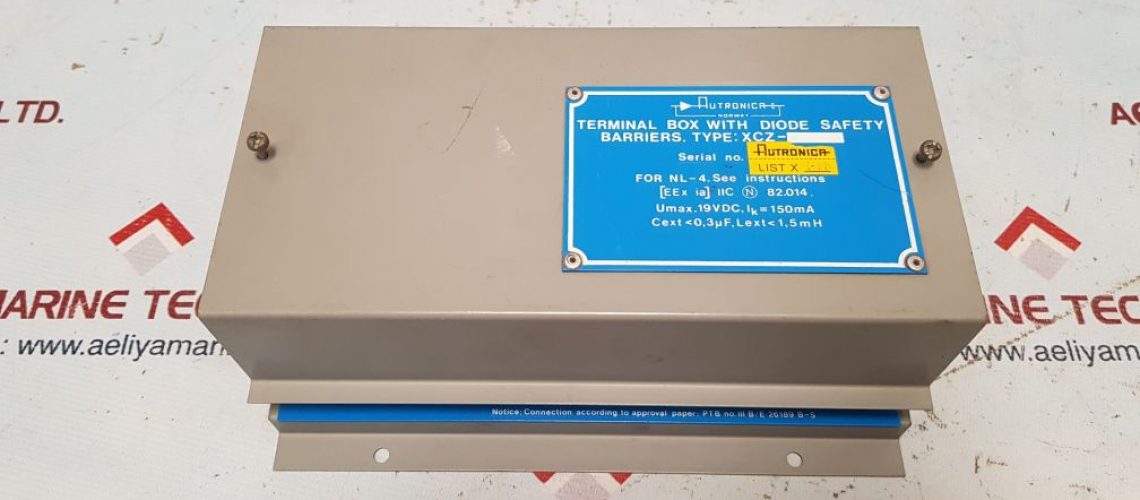 AUTRONICA XCZ-002 TERMINAL BOX WITH DIODE SAFETY BARRIERS