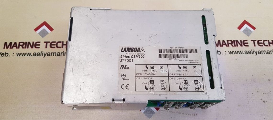 LAMBDA SIRIUS CSM200 POWER SUPPLY