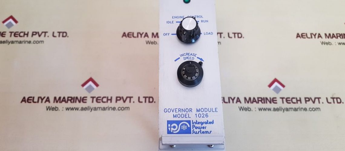 INTEGRATED POWER SYSTEMS 1026 GOVERNOR MODULE 021-001026