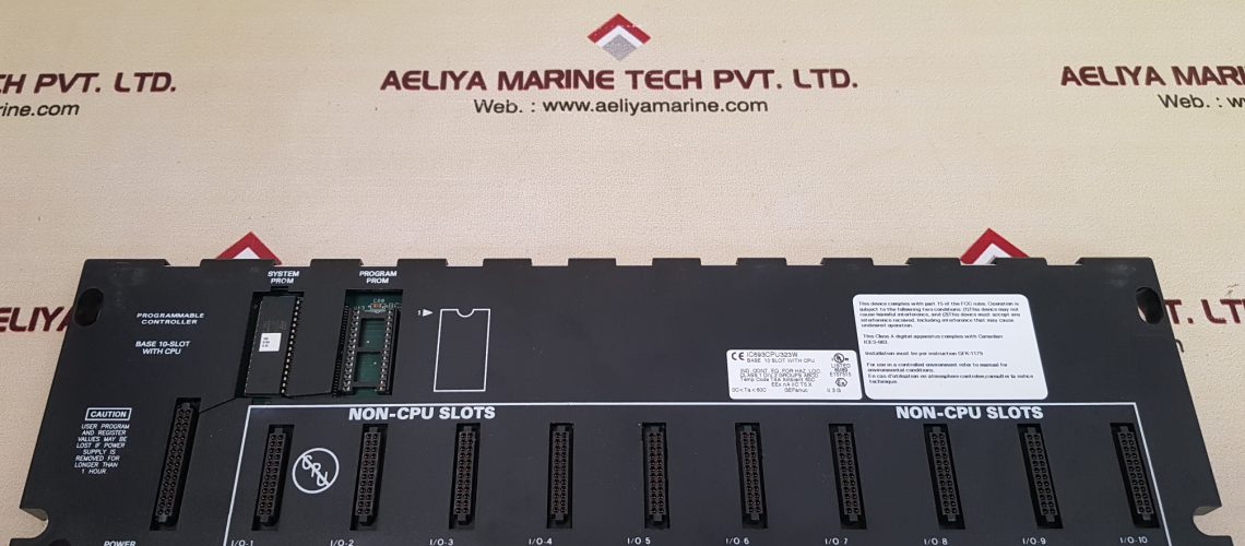 GE FANUC IC693CPU323W PROGRAMMABLE CONTROLLER