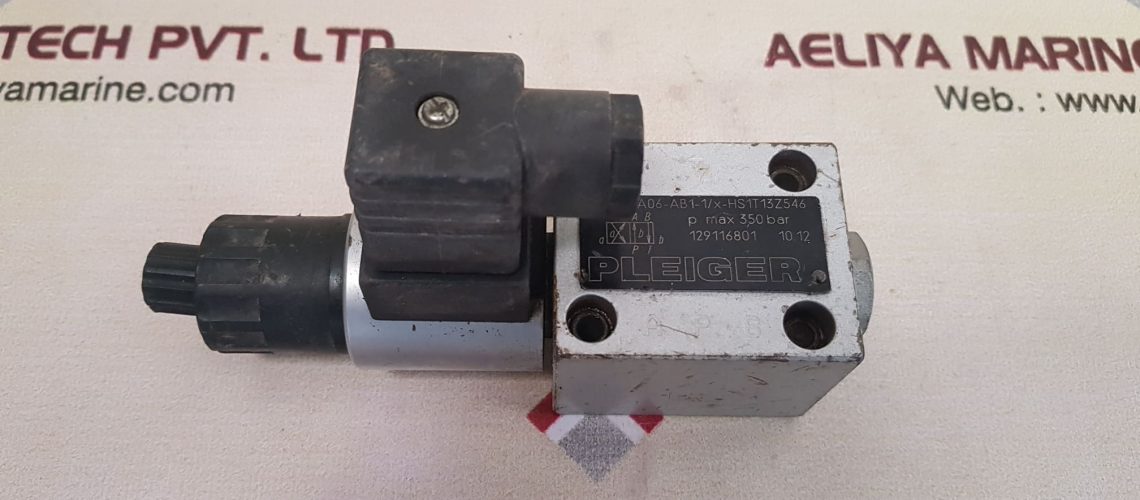 PLEIGER WDEFA06-AB1-1/X-HS1T13Z546 HYDRAULIC DIRECTIONAL VALVE