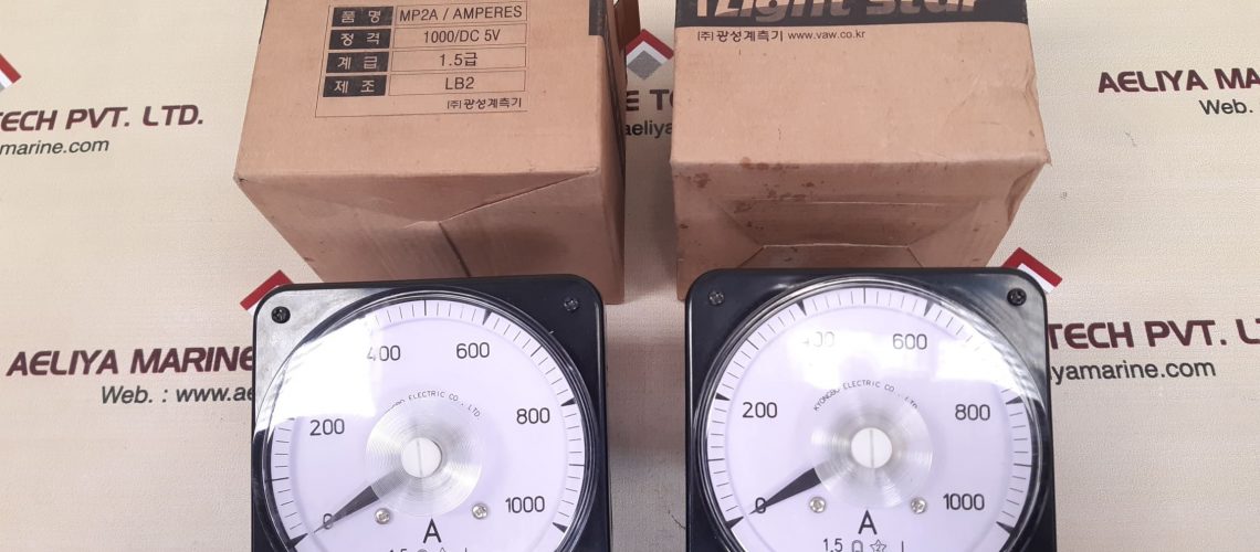 KYONGBO ELECTRIC WA-02F.SDC ANALOG PANEL VOLT METER