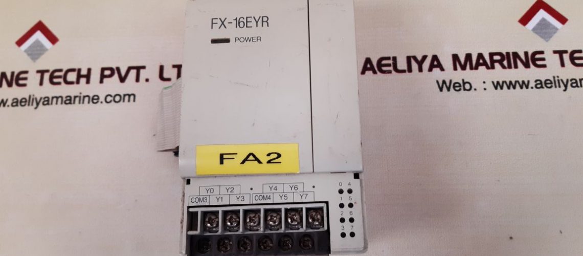 MITSUBISHI FX-16EYR-ES PROGRAMMABLE CONTROLLER JY550D18301B