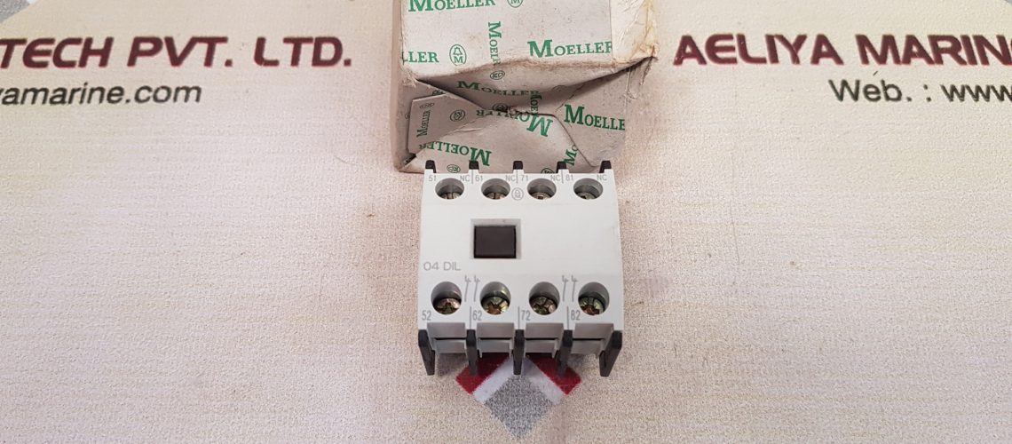 MOELLER 04 DIL AUXILIARY CONTACT BLOCK