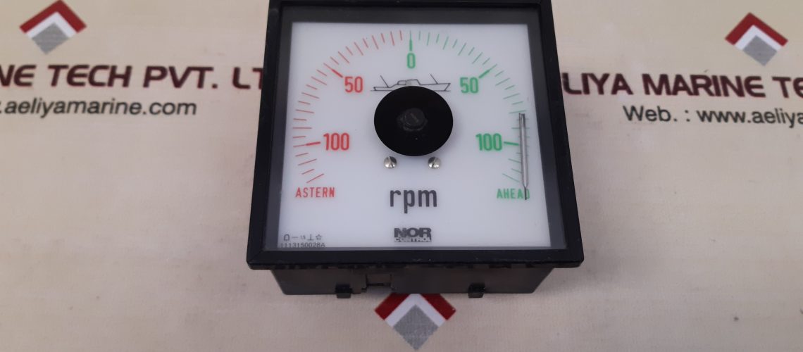 DEIF/NOR CONTROL DLQ96-PC-NB RPM METER