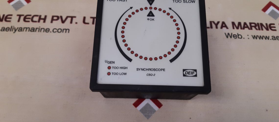 DEIF CSQ-2 MARINE SYNCHROSCOPE RELAY 450V