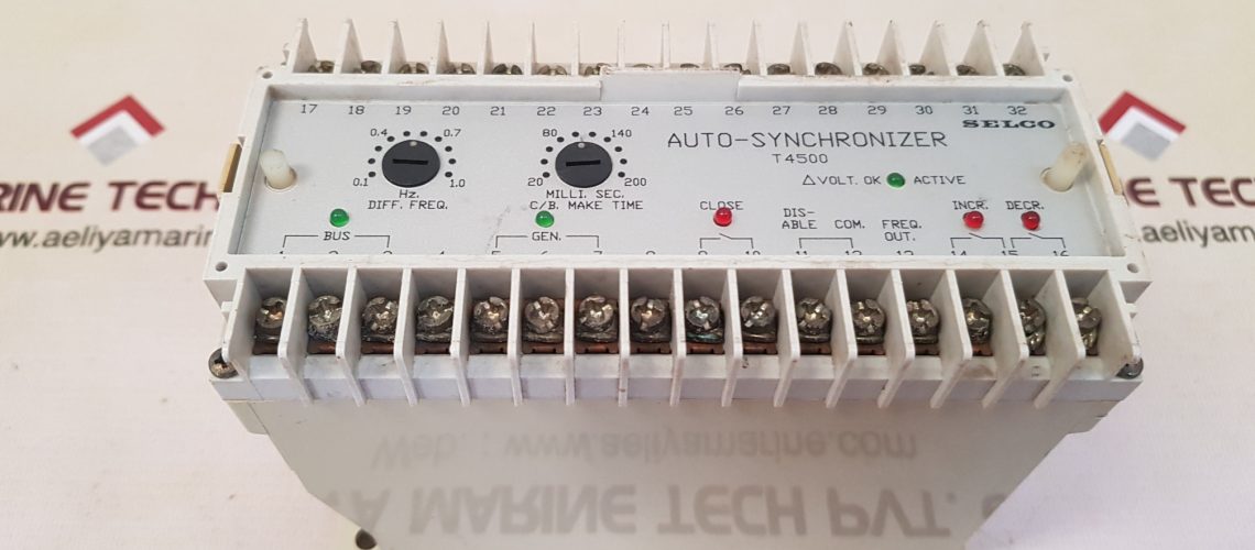 SELCO AUTO-SYNCHRONIZER T4500-04 CONVENTIONAL GOVERNOR