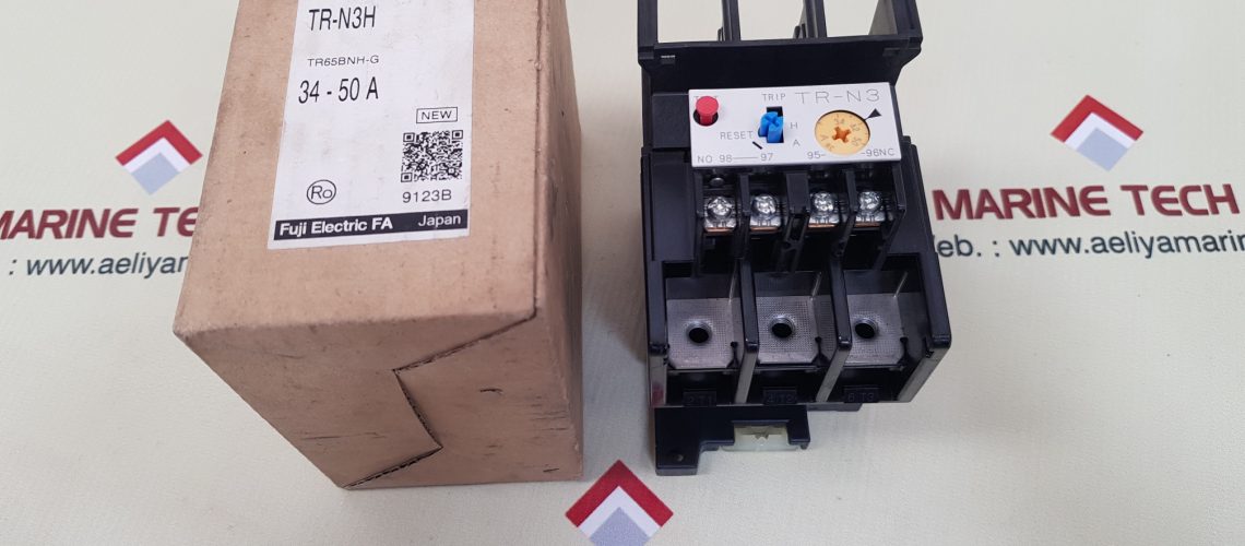 FUJI ELECTRIC TR-N3 THERMAL OVERLOAD RELAY WITH ADAPTER TR65BN