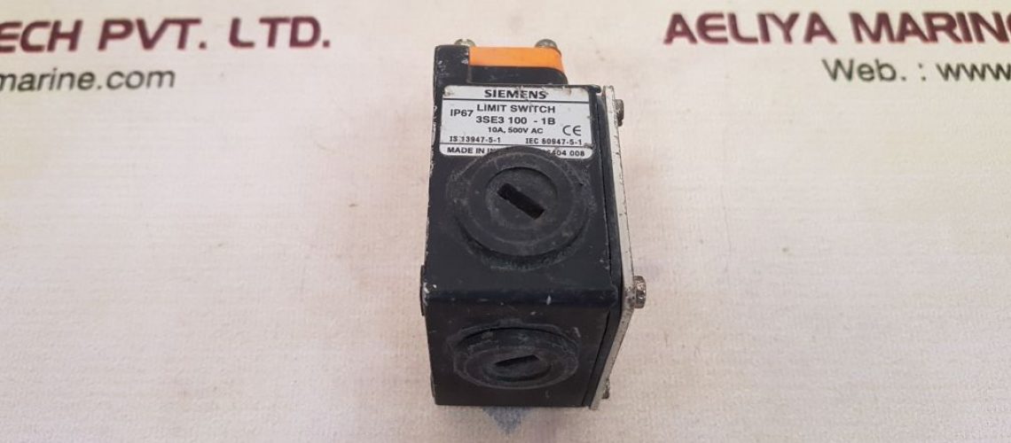 SIEMENS 3SE3 100-1B LIMIT SWITCH