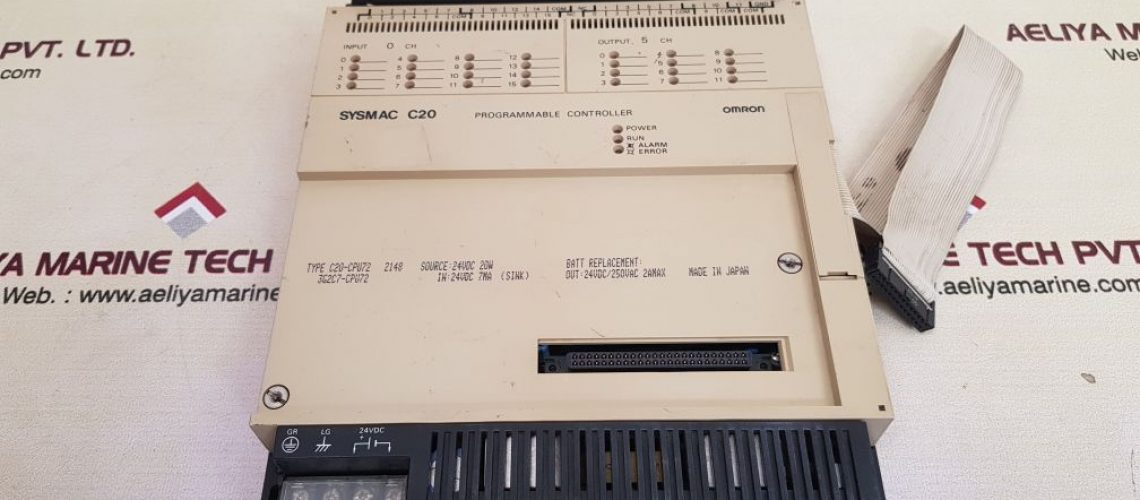 OMRON SYSMAC C20 PROGRAMMABLE CONTROLLER C20-CPU72 2148