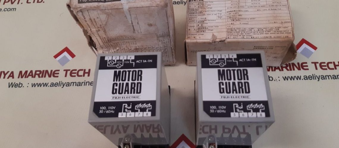 FUJI ELECTRIC ACT 1A-1N MOTOR GUARD RELAY UNIT