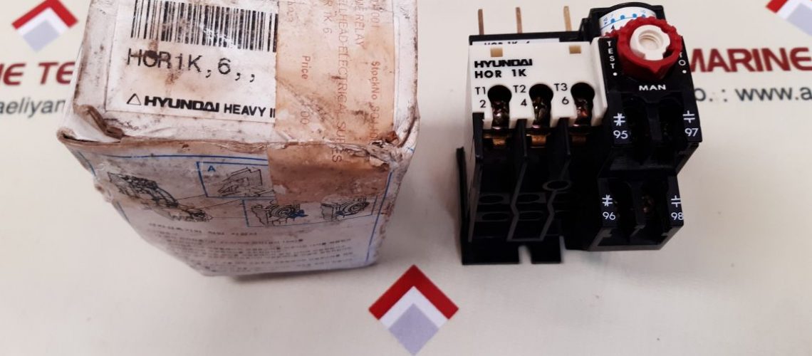 HYUNDAI INDUSTRIES HOR 1K6 THERMAL OVERLOAD RELAY