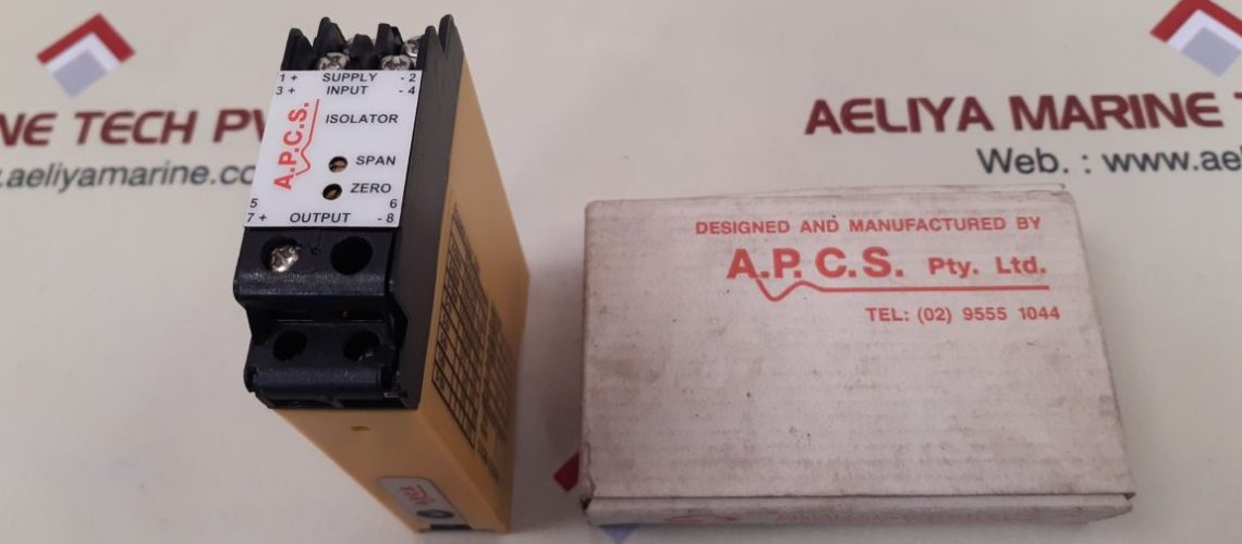 A.P.C.S. SIGNAL ISOLATOR SI236-311010