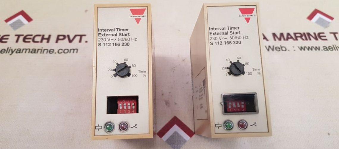 CARLO GAVAZZI S112166230 INTERVAL TIMER