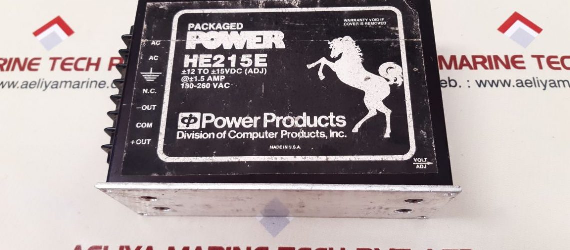 POWER PRODUCTS HE215E POWER SUPPLY