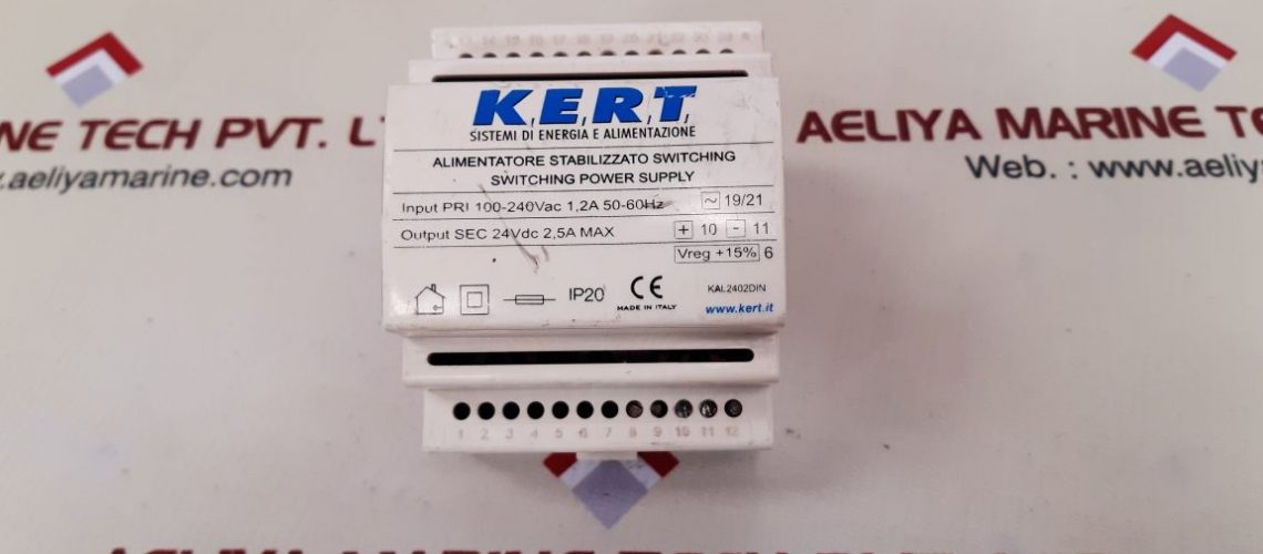 K.E.R.T. KAL2402DIN SWITCHING POWER SUPPLY