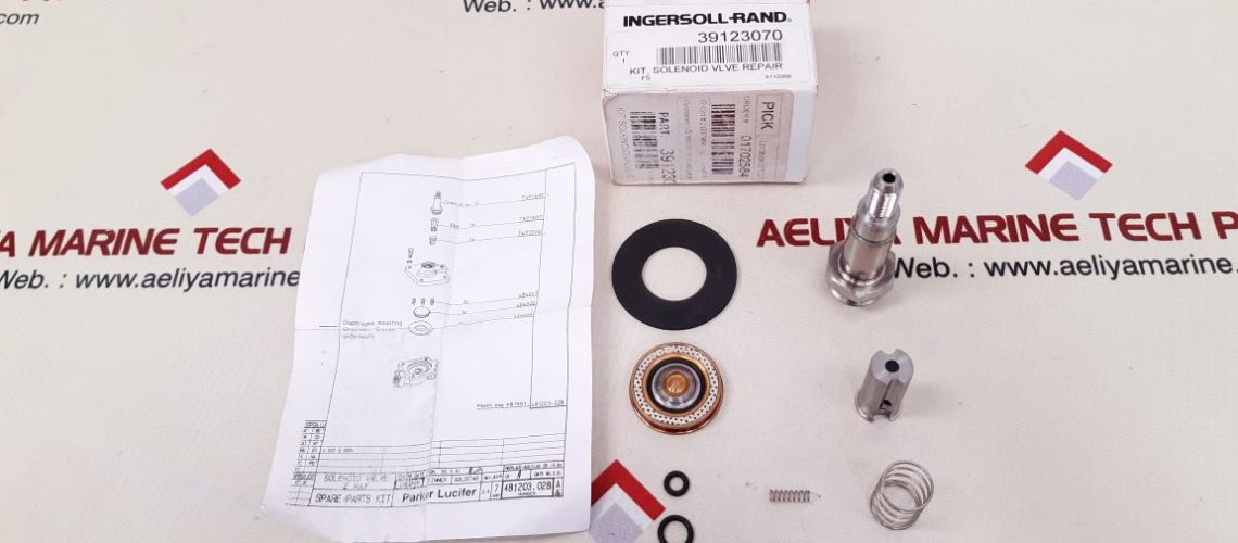 PARKER LUCIFER/INGERSOLL-RAND 39123070 SOLENOID 2 WAY VALVE SPARE PARTS KIT