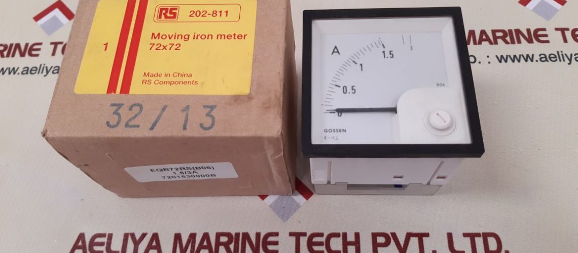 RS COMPONENTS MOVING IRON METER 202-811