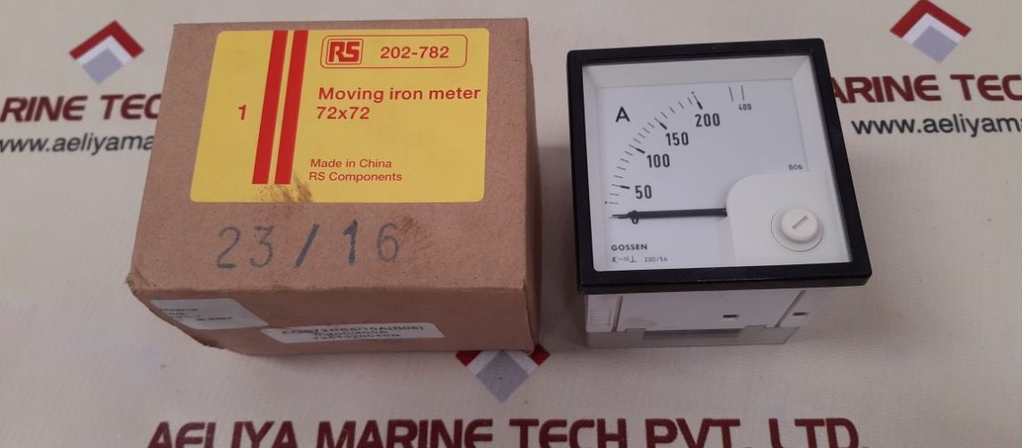 RS COMPONENTS 202-782 MOVING IRON METER
