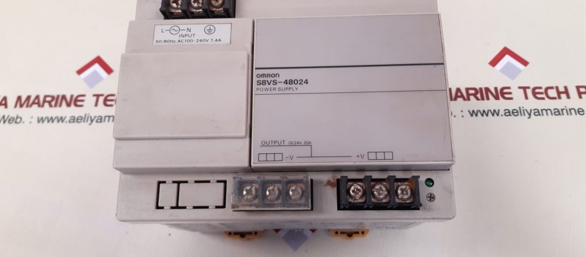 OMRON S8VS-48024 POWER SUPPLY - Aeliya Marine