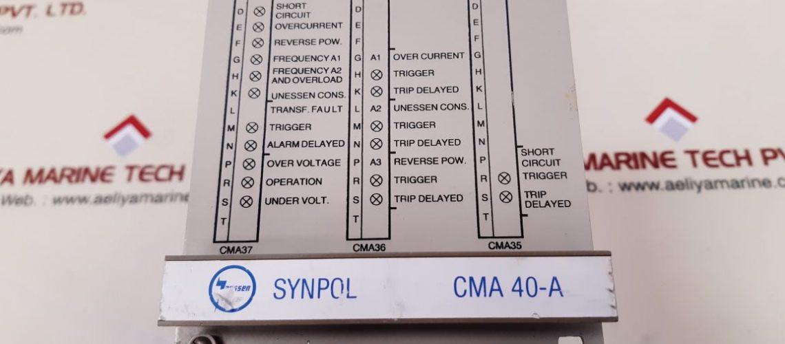 ABB JANSSEN SYNPOL CMA 40-A MODULE