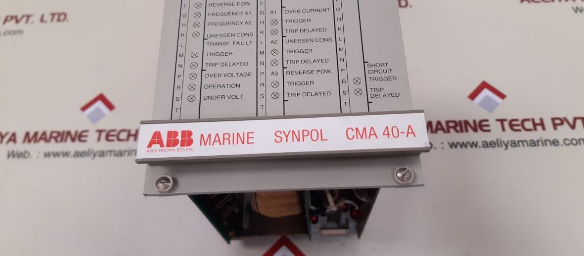 ABB MARINE SYNPOL MODULE CMA 40-A