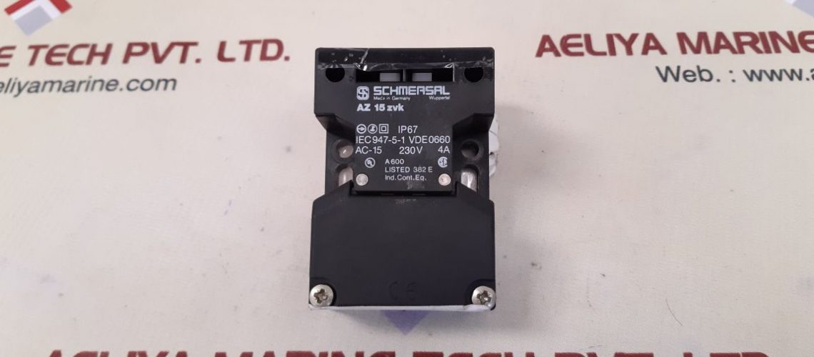 SCHMERSAL AZ 15 ZVK SAFETY INTERLOCK SWITCH