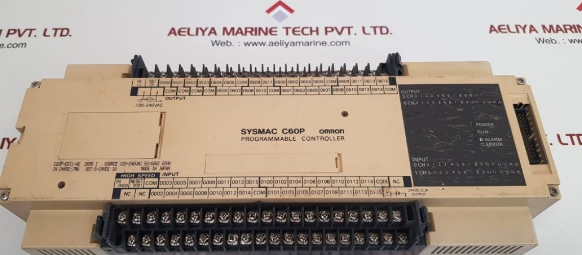 OMRON SYSMAC C60P-CDT1-AE PROGRAMMABLE CONTROLLER