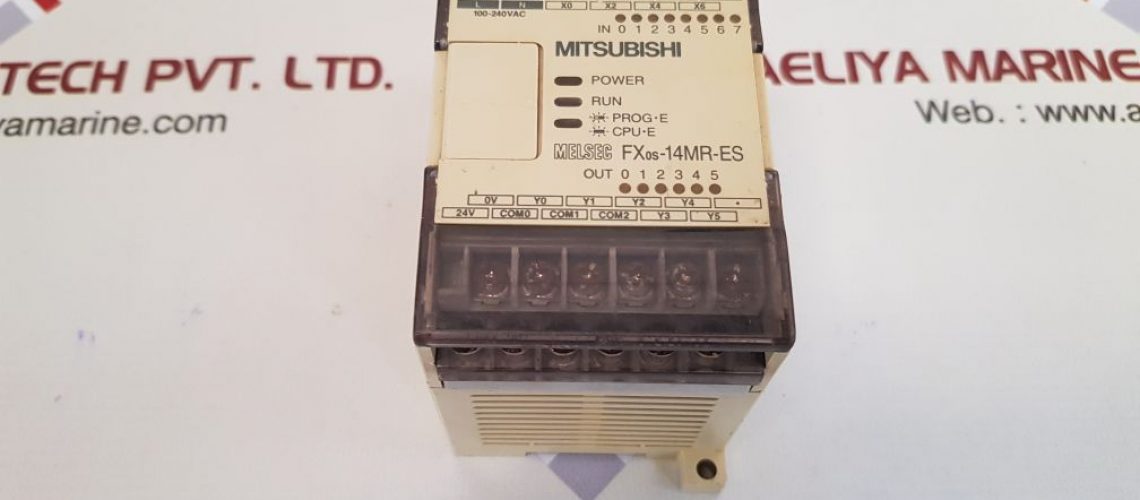 MITSUBISHI MELSEC FX0S-14MR-ES PROGRAMMABLE CONTROLLER JY550D20401E