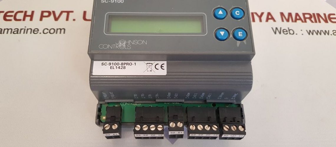 JOHNSON CONTROLS SC-9100 CONTROLLER SC-9100-8PR0-1