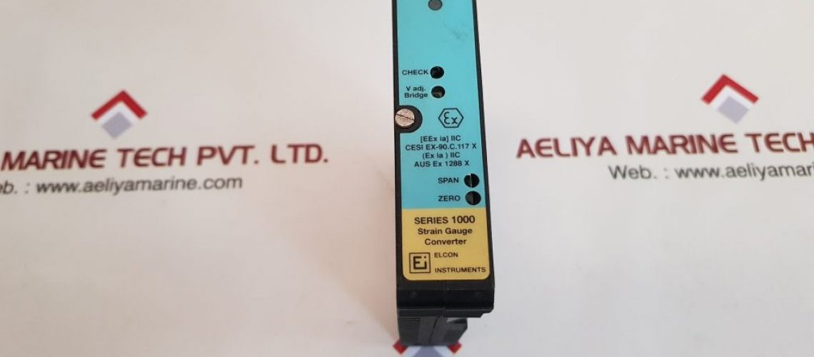 ELCON INSTRUMENTS 1090-G-0-0720-AA STRAIN GAUGE SERIES 1000