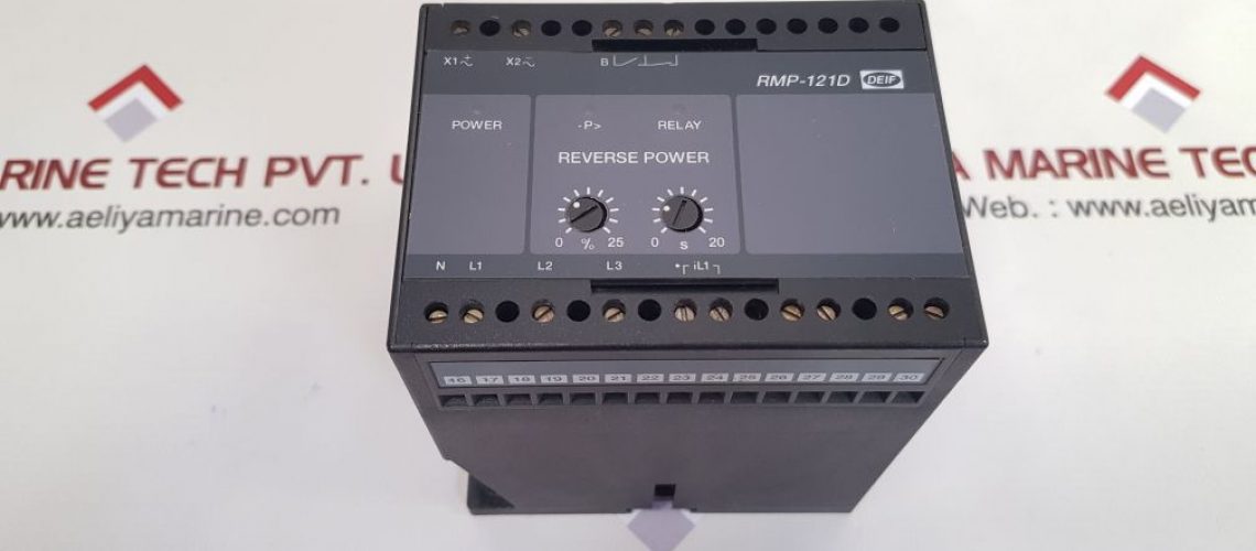 DEIF RMP-121D PROTECTIVE REVERSE POWER RELAY