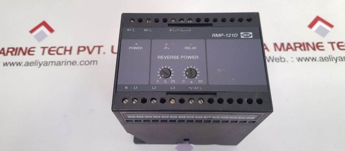 DEIF RMP-121D PROTECTIVE REVERSE POWER RELAY