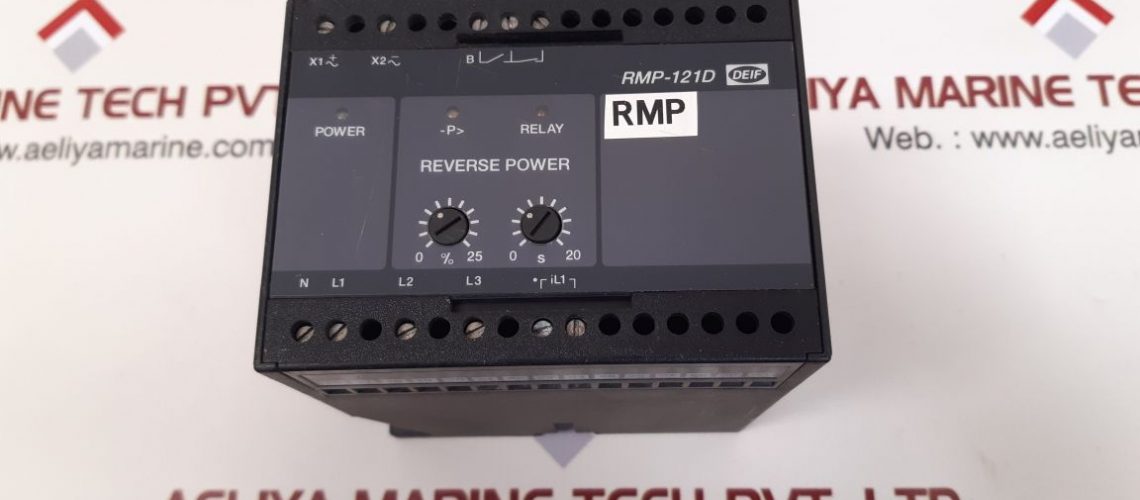 DEIF RMP-121D PROTECTIVE REVERSE POWER RELAY SCALE:0.87