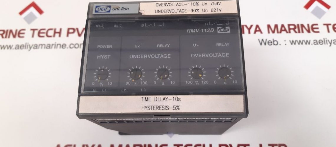 DEIF UNI-LINE RMV-112D VOLTAGE RELAY