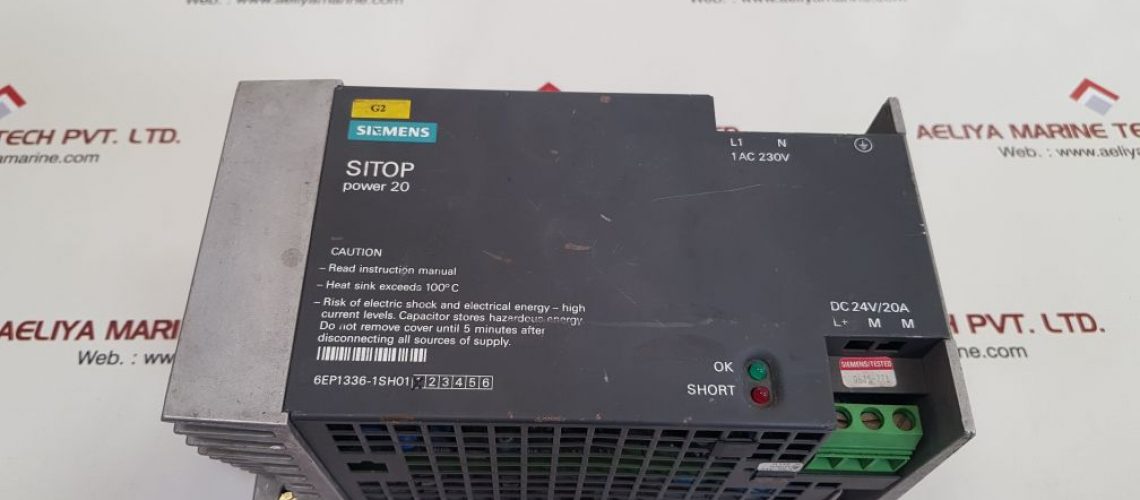 SIEMENS SITOP POWER 20 6EP1336-1SH01 POWER SUPPLY