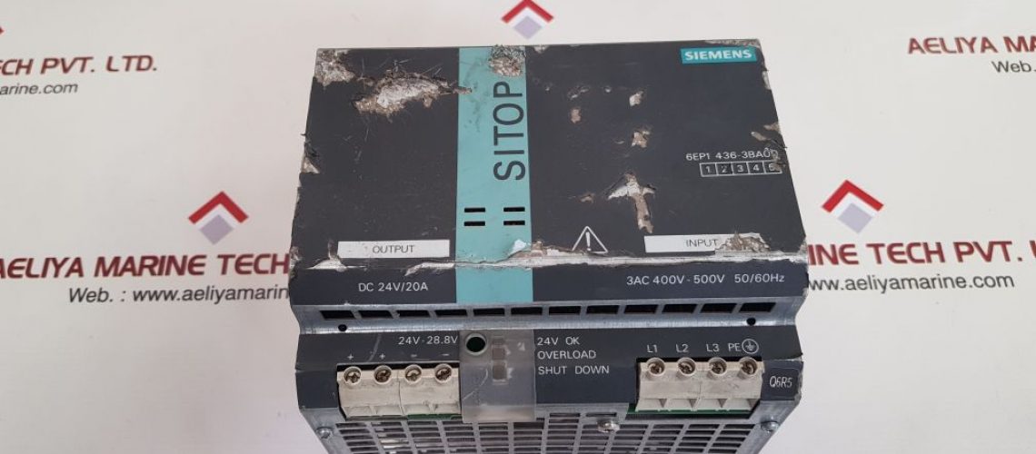 SIEMENS SITOP POWER 20 6EP1436-3BA00 POWER SUPPLY