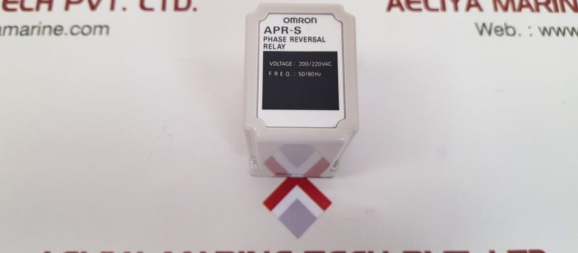 OMRON APR-S PHASE REVERSAL RELAY