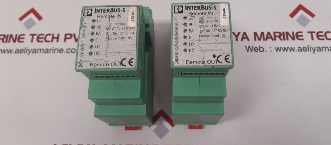 PHOENIX CONTACT INTERBUS-S IBS ST 24 BKM-T MODULE