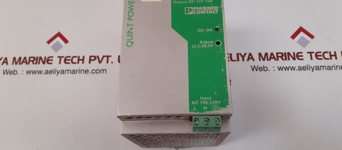 PHOENIX CONTACT QUINT-PS-100-240AC/24DC/10 QUINT POWER SUPPLY