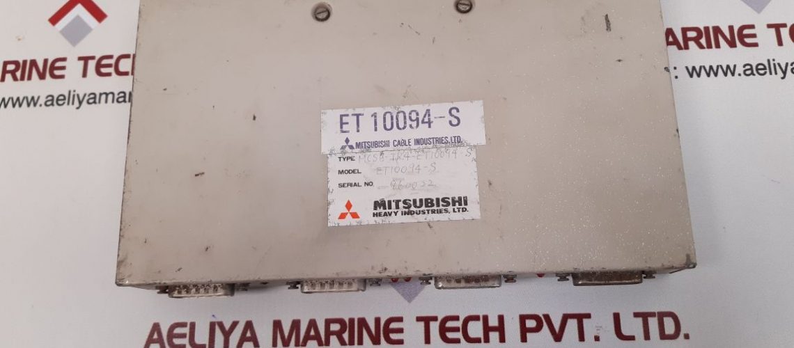 MITSUBISHI ET 10094-S ETHERNET TRANSCEIVER UNIT MCS6-TR4-ET10094-S