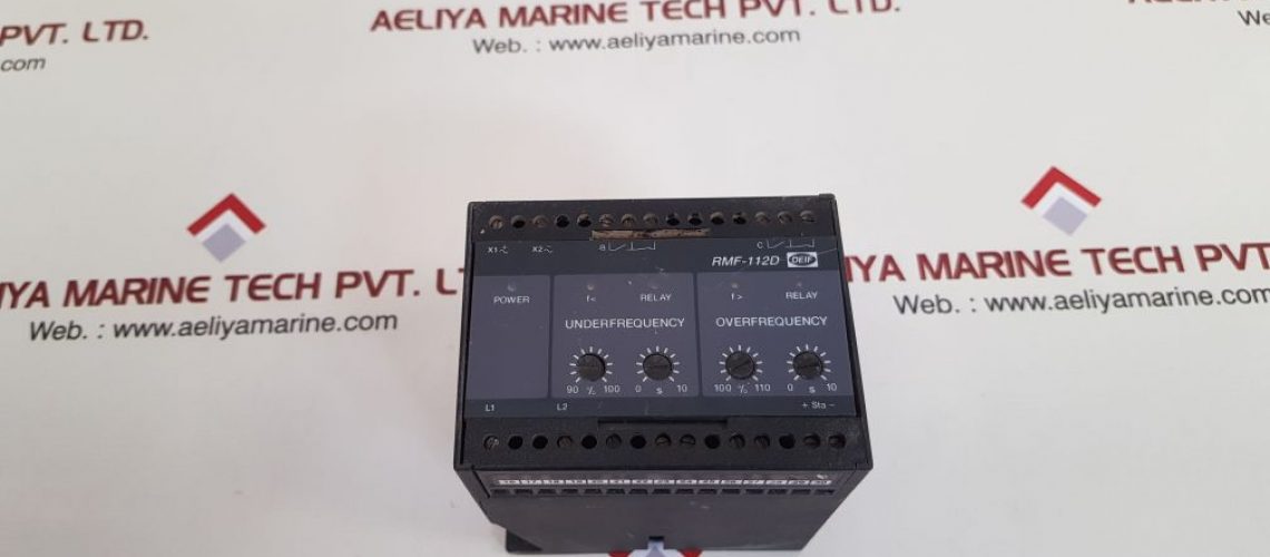 DEIF RMF-112D FREQUENCY RELAY 60 HZ