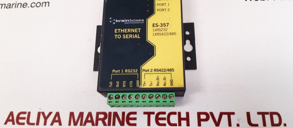 BRAINBOXES ES-357 ETHERNET TO SERIAL ADAPTER