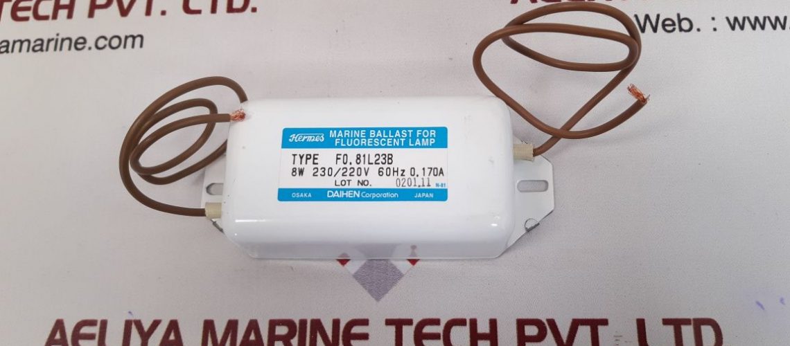 DAIHEN F0.81L23B MARINE BALLAST FOR FLUORESCENT LAMP