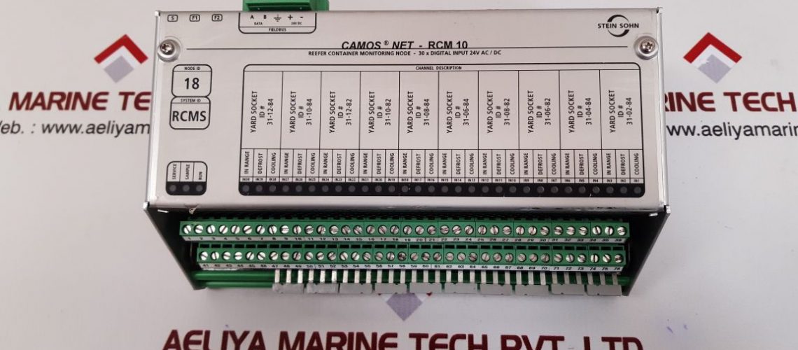 STEIN SOHN PHOENIX CONTACT CAMOS NET-RCM 10 REEFER CONTAINER MONITORING