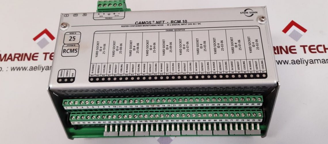 STEIN SOHN PHOENIX CONTACT CAMOS NET - RCM 10 REEFER CONTAINER MONITORING