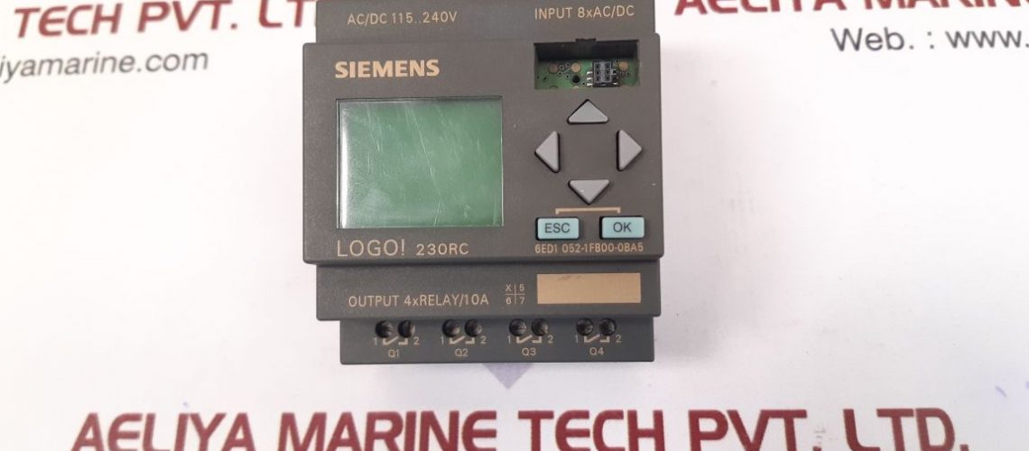 SIEMENS 6ED1 052-1FB00-0BA5 PROGRAMMABLE LOGIC MODULE